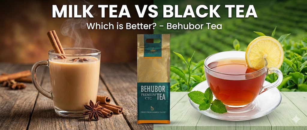 Milk Tea vs Black Tea – Which is Better? -  Behubor Tea
